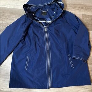 Dennis Basso Navy Blue Jacket
